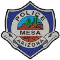 mesa police city badge staffed under department arizona